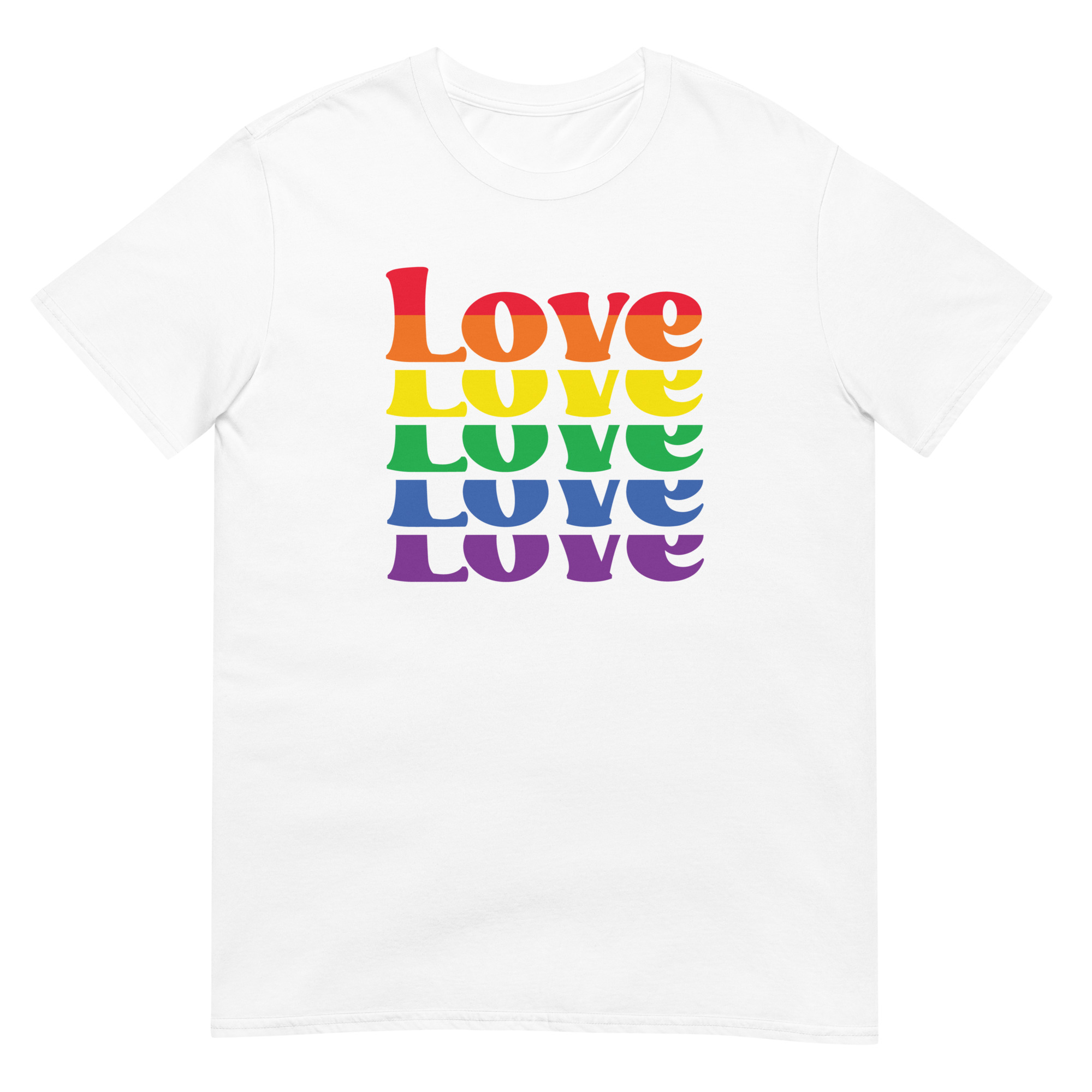 Love Rainbow LGBTQ - Unisex Love T-Shirt