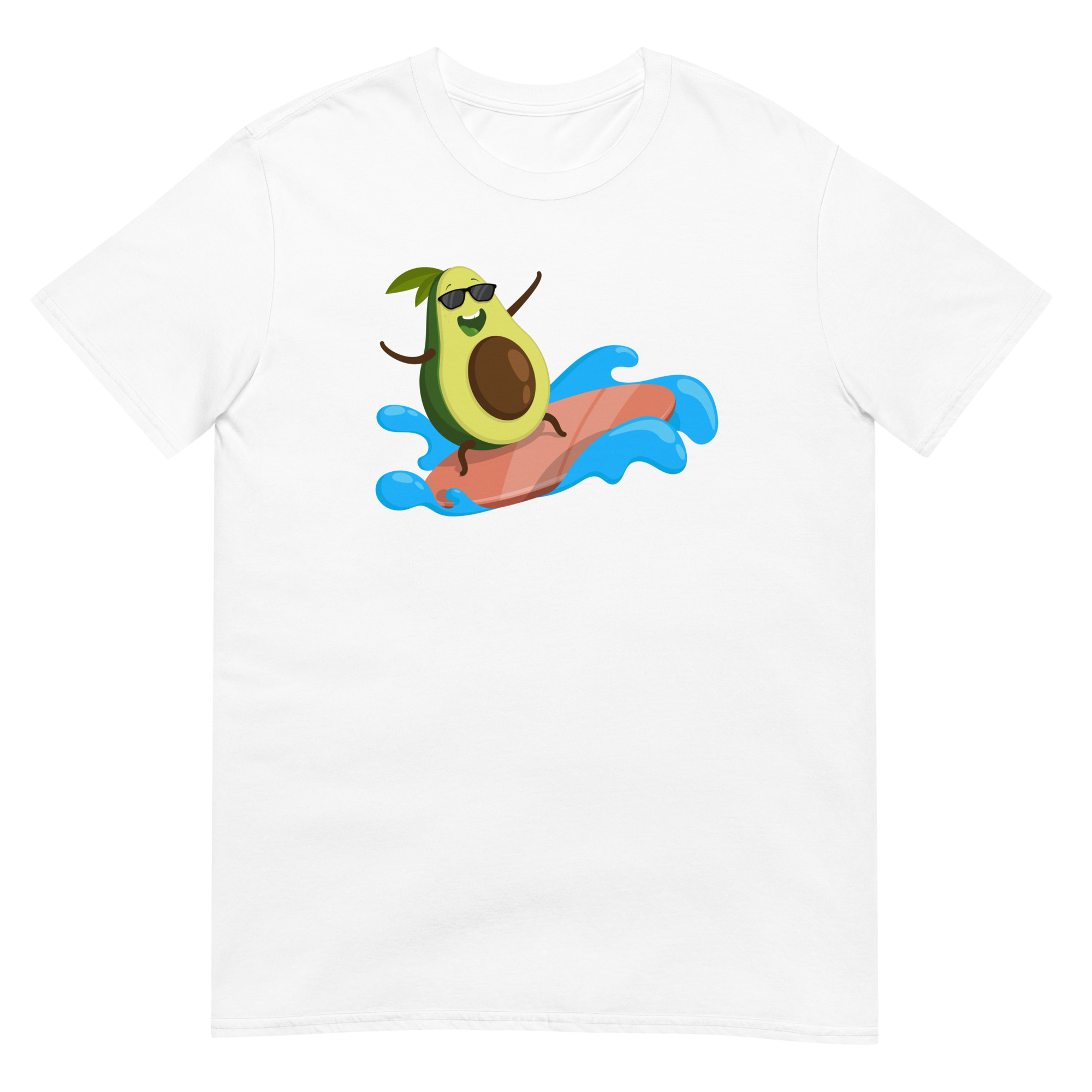 Avocado Happy Surfing - Unisex Avocado T-Shirt