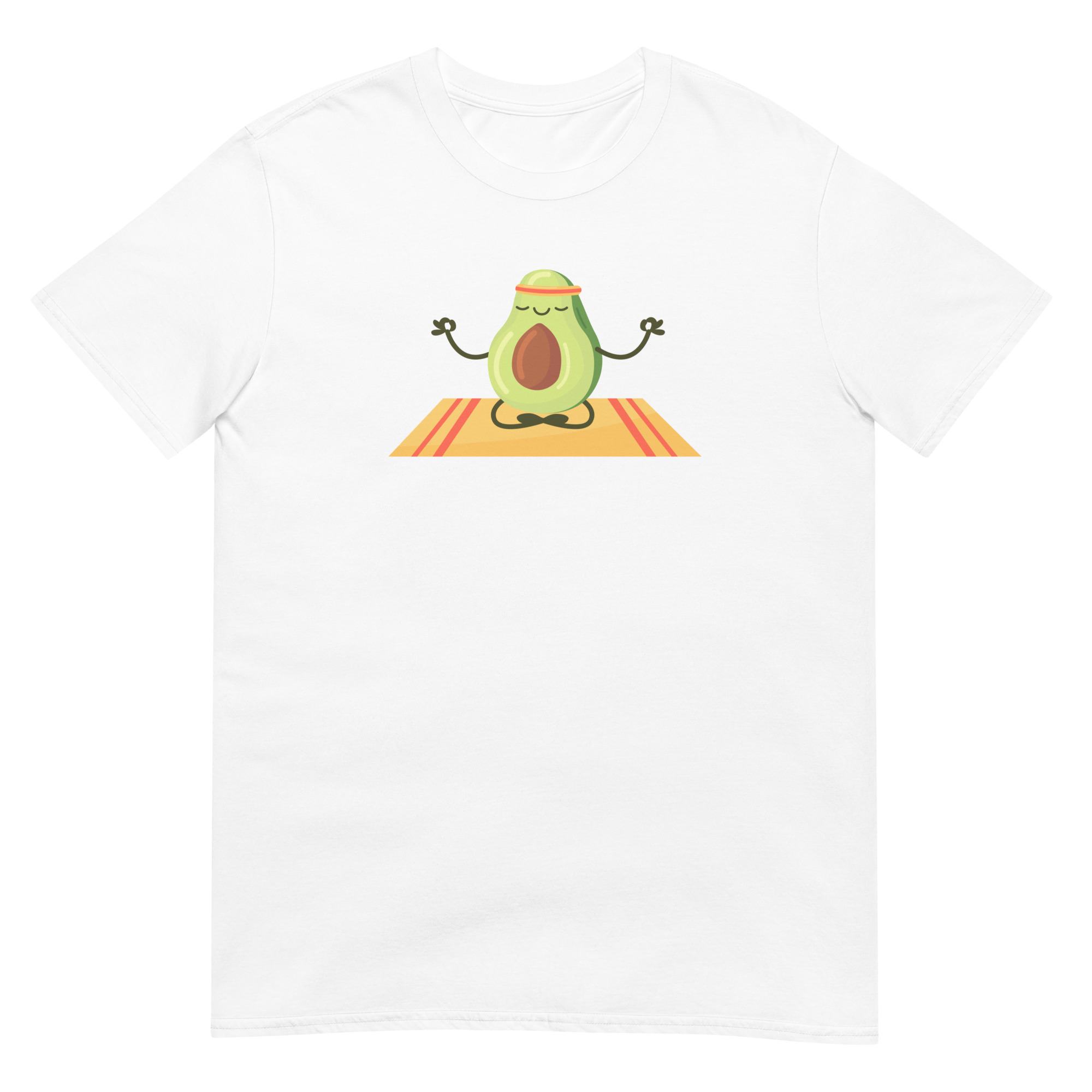 Avocado Meditating Yoga - Unisex Avocado T-Shirt