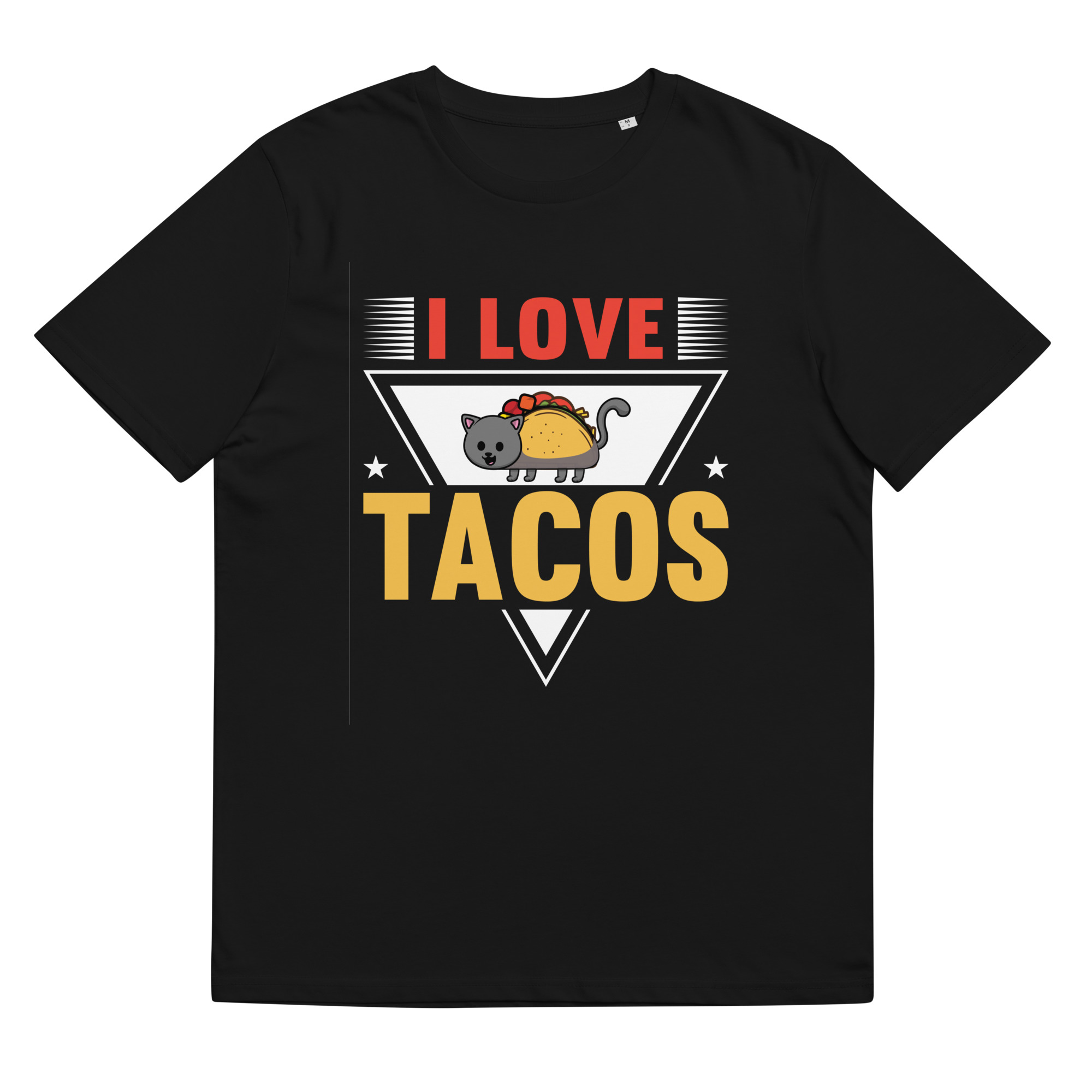 I Love Tacos And Cats - Organic Unisex Tacos T-Shirt