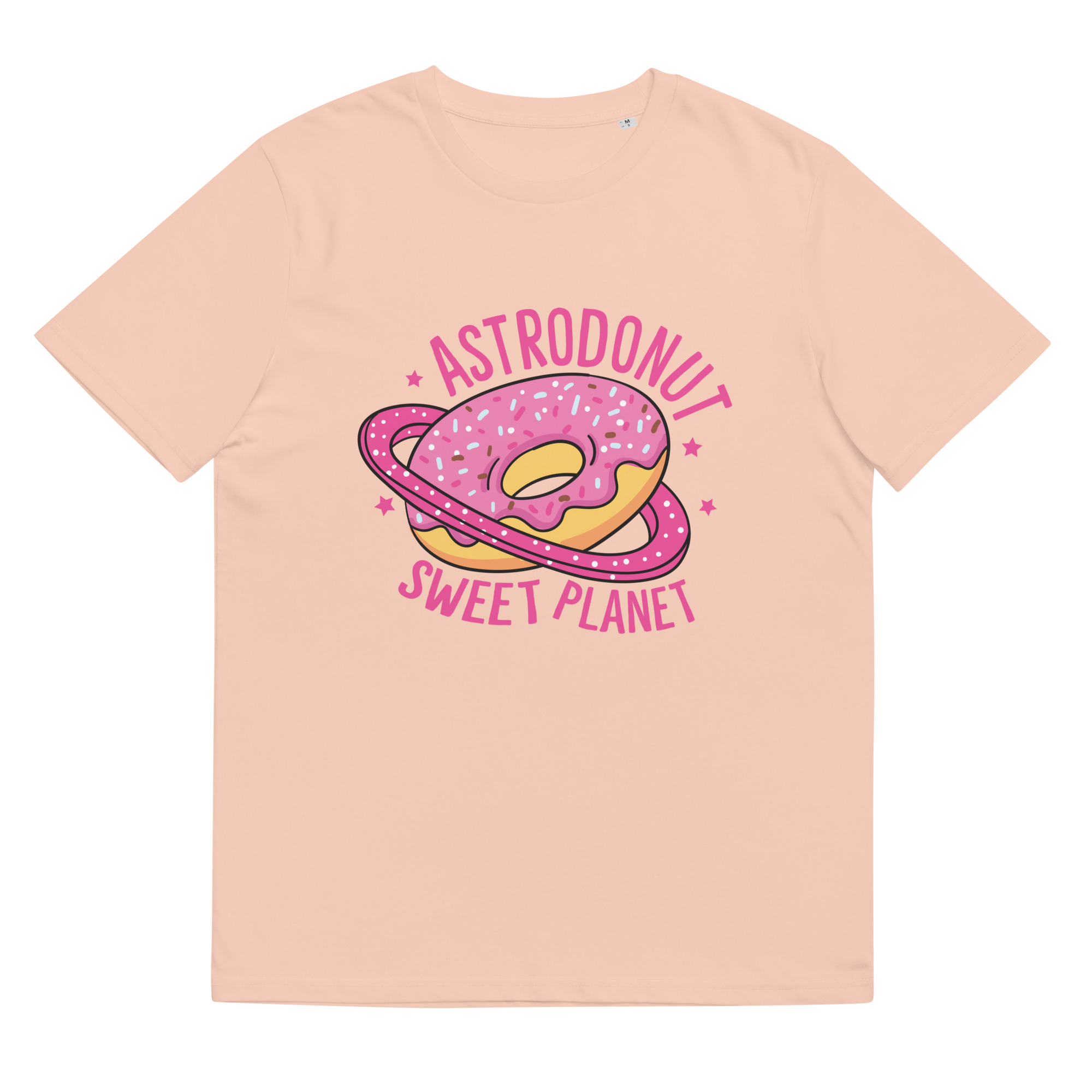 Astrodonut Sweet Planet - Organic Unisex Donut T-Shirt