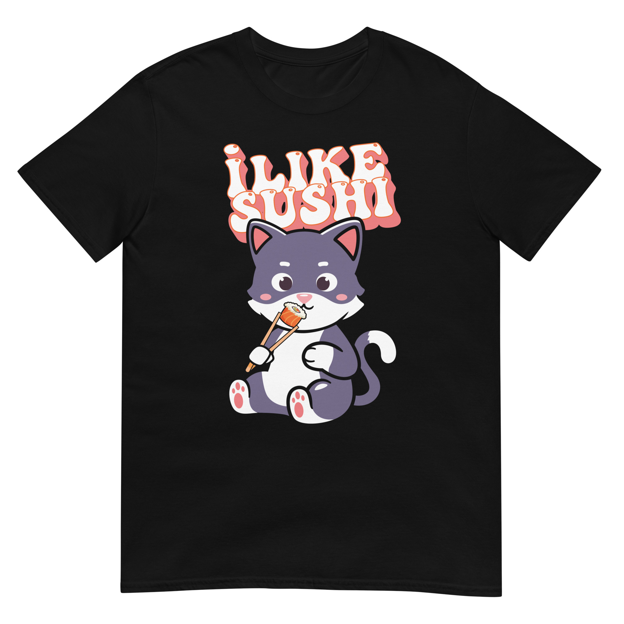 I Like Sushi Cat - Unisex Sushi T-Shirt