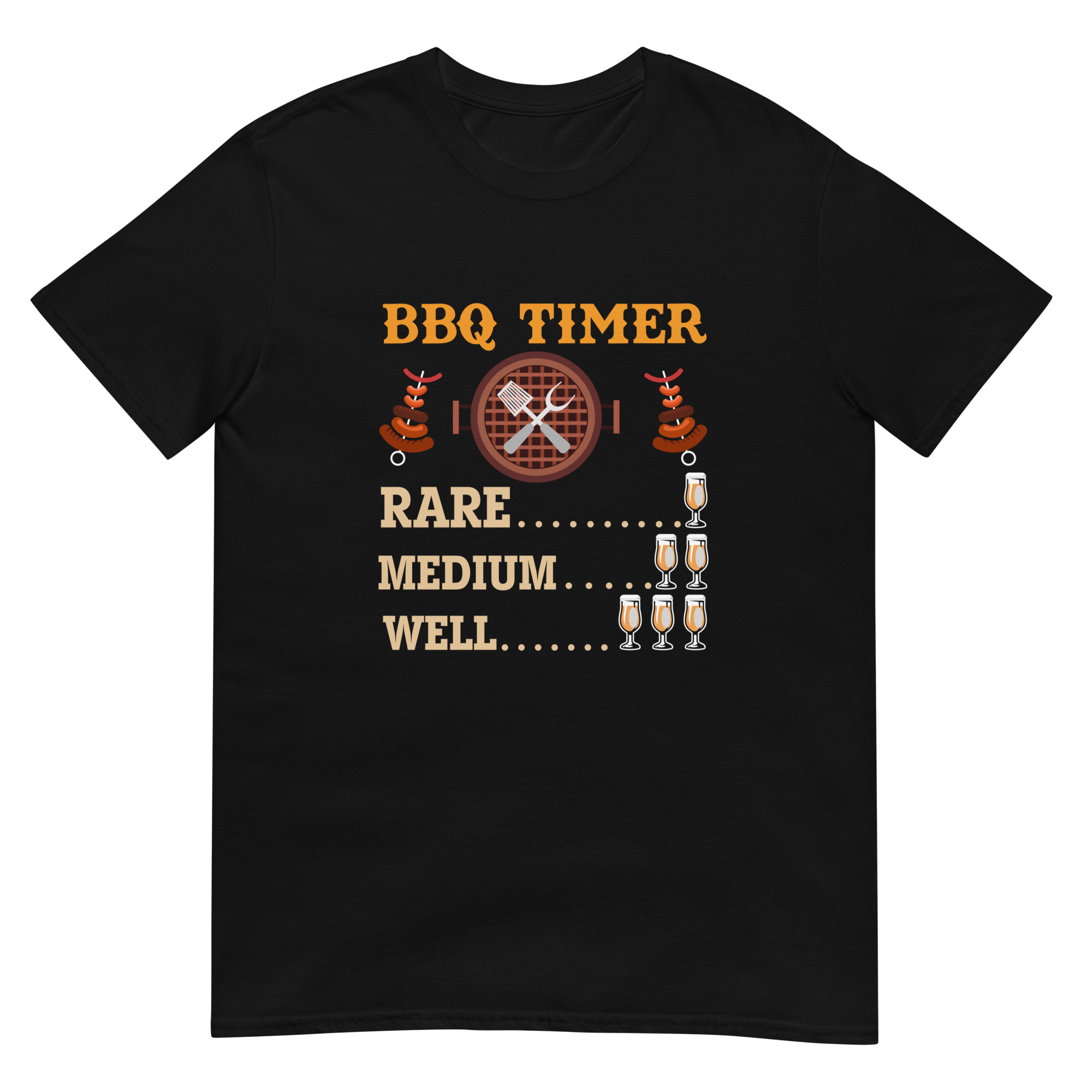 Barbecue Timer Rare Medium Well - Unisex Barbecue T-Shirt