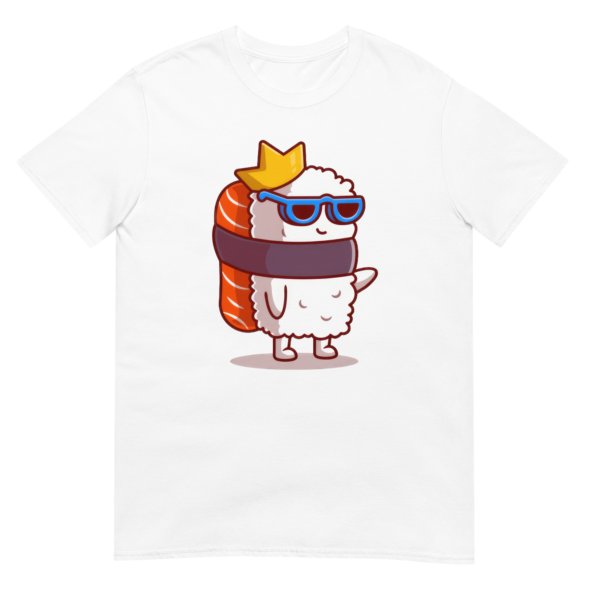 Cool Sushi Roll With Sunglasses - Unisex Sushi T-Shirt