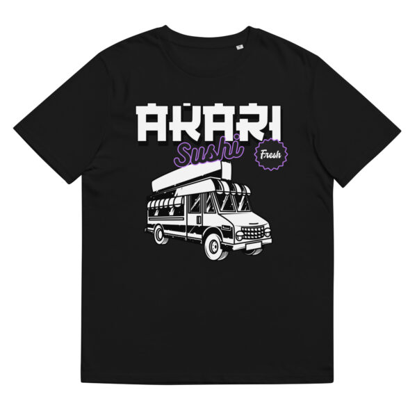 Akari Sushi Food Truck - Organic Unisex Sushi T-Shirt