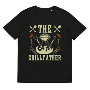 The Grillfather - Organic Unisex Barbecue T-Shirt